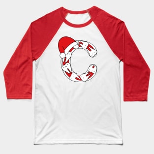 Letter C (Happimola Christmas Alphabet) Baseball T-Shirt